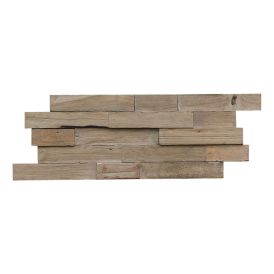 3D-seinäpaneeli Indo Teak FSC Gun Smoked 500 x 200 x 10-20 mm