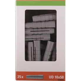Yleistulppa Stabilit 10 x 50 mm 25 kpl