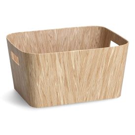 Säilytyslaatikko Zeller puujäljitelmä 30,5 x 22,9 x 15,2 cm