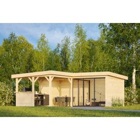 Paviljonki Palmako Lenna 409 liukuovilla 24,9 m²