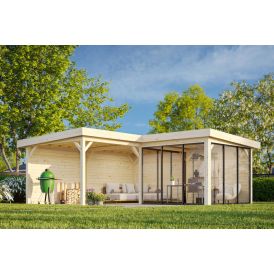 Paviljonki Palmako Lenna 412 liukuovilla 24,9 m²