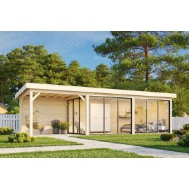 Paviljonki Palmako Lenna 417 liukuovilla 24,9 m²