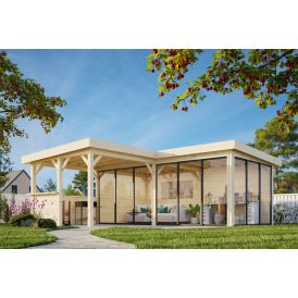 Paviljonki Palmako Lenna 423 liukuovilla 24,9 m²
