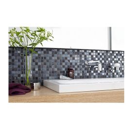 Mosaiikki Crystal Mix-harmaa-musta Arkki