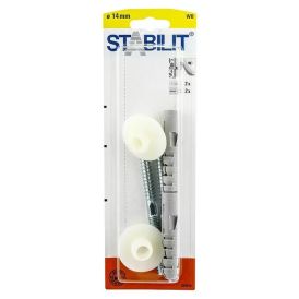 Pesuallaskiinnike Stabilit 14 x 75 mm 2 kpl/pkt