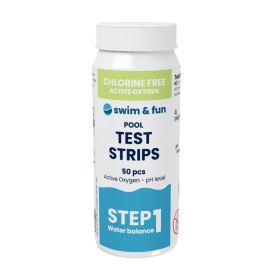 Testiliuskat Swimfun aktiivihappi pH 50 kpl