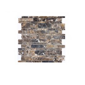 Mosaiikkilaatta Fliesen Brick Uni ruskea 27,5 x 30 cm