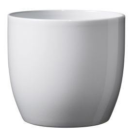 Suojaruukku Basel kiiltävä valkoinen 13 cm