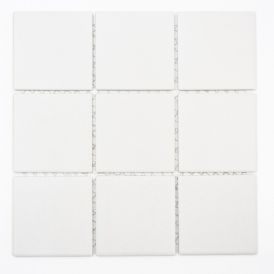 Liukuestelaatta 9,7 x 9,7 cm Valkoinen