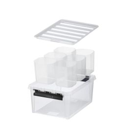Säilytyslaatikko SmartStore 14 L Kirkas + 6 sisäosaa