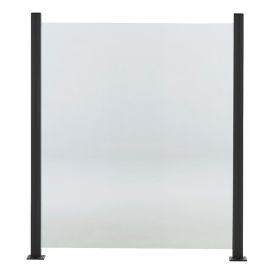 Lasikaide alumiinireunalla 100 x 80 cm kirkas
