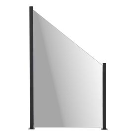 Lasikaide alumiinireunalla 100/150 cm