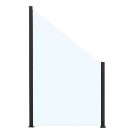Lasikaide alumiinireunalla 100/150 cm kirkas