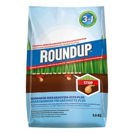 Rikkakasvien esto RoundUp Plus nurmikolle 5,6 kg