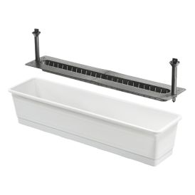 Parvekelaatikko Orthex altakasteleva valkoinen 75 cm