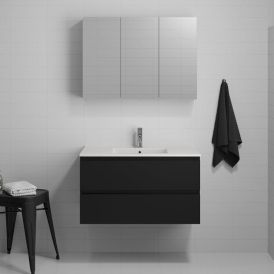 Allaskaappi Riva Camden 90 cm musta