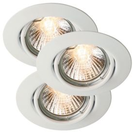 Uppospottisarja Nordlux Triton Valkoinen 3-os