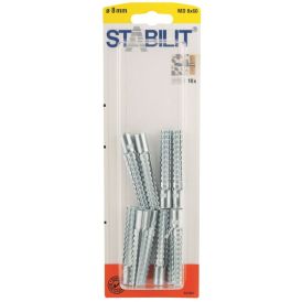 Yleistulppa Stabilit Metalli 8 x 60 mm 10 kpl/pkt