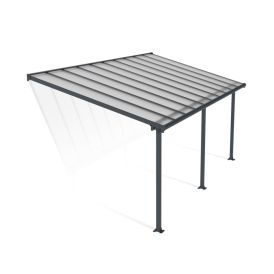 Terassikatos Canopia Olympia harmaa/kirkas 3 x 6,2 m