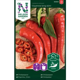 Chilipaprika Nelson Garden Cayenne long slim