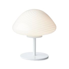 Pöytävalaisin Halo Design Mini Mush opaali Opaali