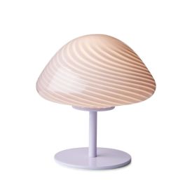 Pöytävalaisin Halo Design Mini Mush opaali Liila