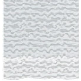 Suihkuverho Diaqua Peva Ribbon harmaa/valkoinen 180 x 200 cm