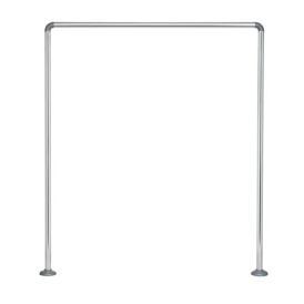 Suihkuverhotanko Diaqua Ø 2,2 x 90 x 80 x 90 cm Kromi