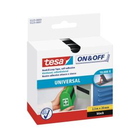 Tarranauha Tesa Universal Musta 2,5 m x 20 mm