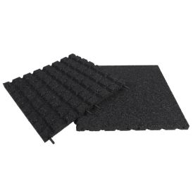 Kumilaatta Nordic Play 500 x 500 x 30 mm musta