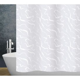 Tekstiilisuihkuverho Diaqua Dorian harmaa, useita kokovaihtoehtoja
