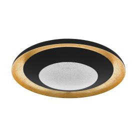 Plafondi Eglo Canicosa2 Ø 49,5 cm Musta-kulta