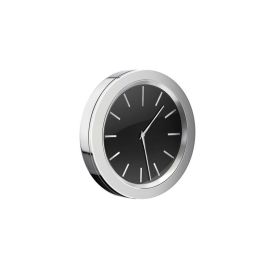 Kylpyhuonekello Smedbo Time YK380 Kromattu/Musta ∅6 cm