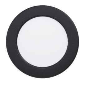 LED-uppospotti Eglo Fueva 6-Z musta Ø 12 cm
