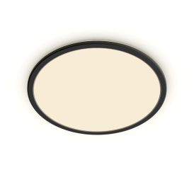 LED-kattovalaisin Philips Superslim musta Ø 30 x 2,3 cm