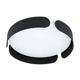 Plafondi Eglo Valcasotto LED Ø 35 cm Musta