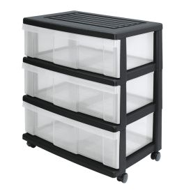 Muovilaatikosto 3 lokeroa 60 x 41 x 59 cm