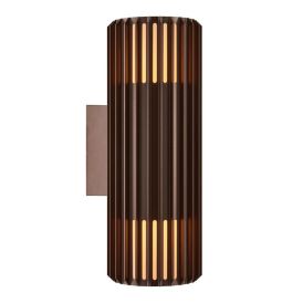 Seinävalaisin Nordlux Aludra Double Seaside IP54 ruskea