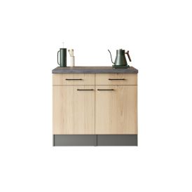 Alakaappikokonaisuus Respekta Oliver artisan tammi 100 cm, 2 laatikkoa + 2 ovea