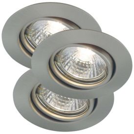 Uppospottisarja Nordlux Triton Teräs 3-os