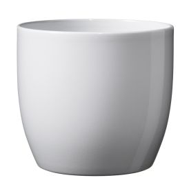 Suojaruukku Basel kiiltävä valkoinen 24 cm
