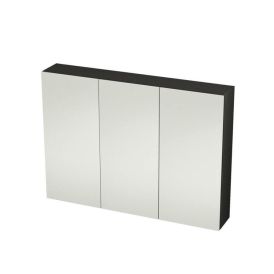 Peilikaappi Riva Camden Mattamusta 90 cm