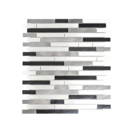Mosaiikkilaatta XAM A891 Harmaa/Musta 29,8 x 33,8 cm