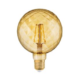 LED-lamppu Osram Vintage 1906 Big Globe Pine 40 E27 470 lm 2400K Kulta