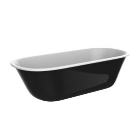 Kylpyamme Camargue Rønne Classic valkoinen/musta 160 x 70 x 50 cm