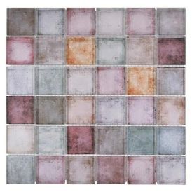 Mosaiikkilaatta Crystal SKY 123 30 x 30 cm Lila