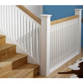 Kaidepinna Lundbergs 57 Stockholm MDF Valkoinen 950 x 41 x 41 mm 4 Kpl