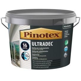 Ulkomaali Pinotex Ultradec 10 l valkoinen