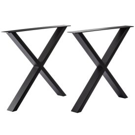Pöydänjalat Pur Iternal Black Edition X-malli 2 kpl