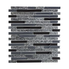 Mosaiikkilaatta XCM MV798 Musta/Harmaa 29,8 x 33,8 cm